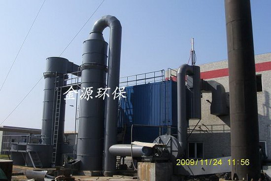 乐山一家锅炉厂除尘